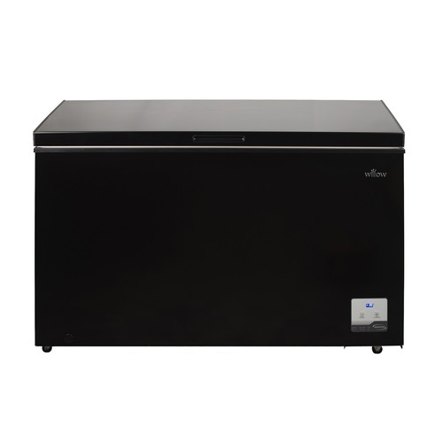Chest freezer black 380l - chest,