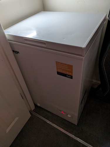 Bush 99l white chest - chest, freezer